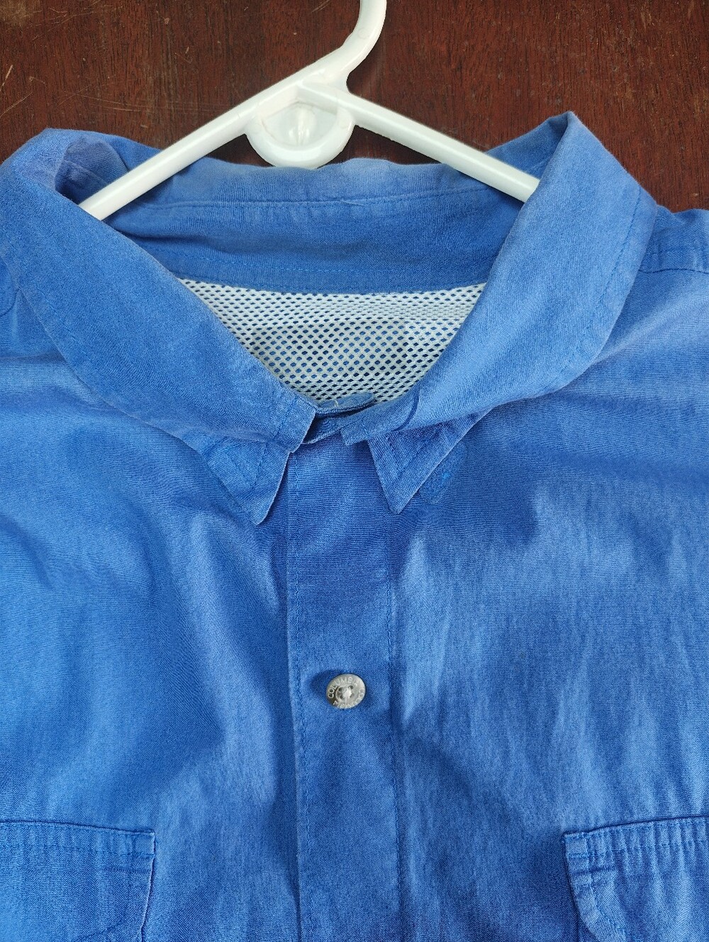 Columbia PFG Men’s Blue Short Sleeve Fishing Shirt XXL - Picture 7 of 10